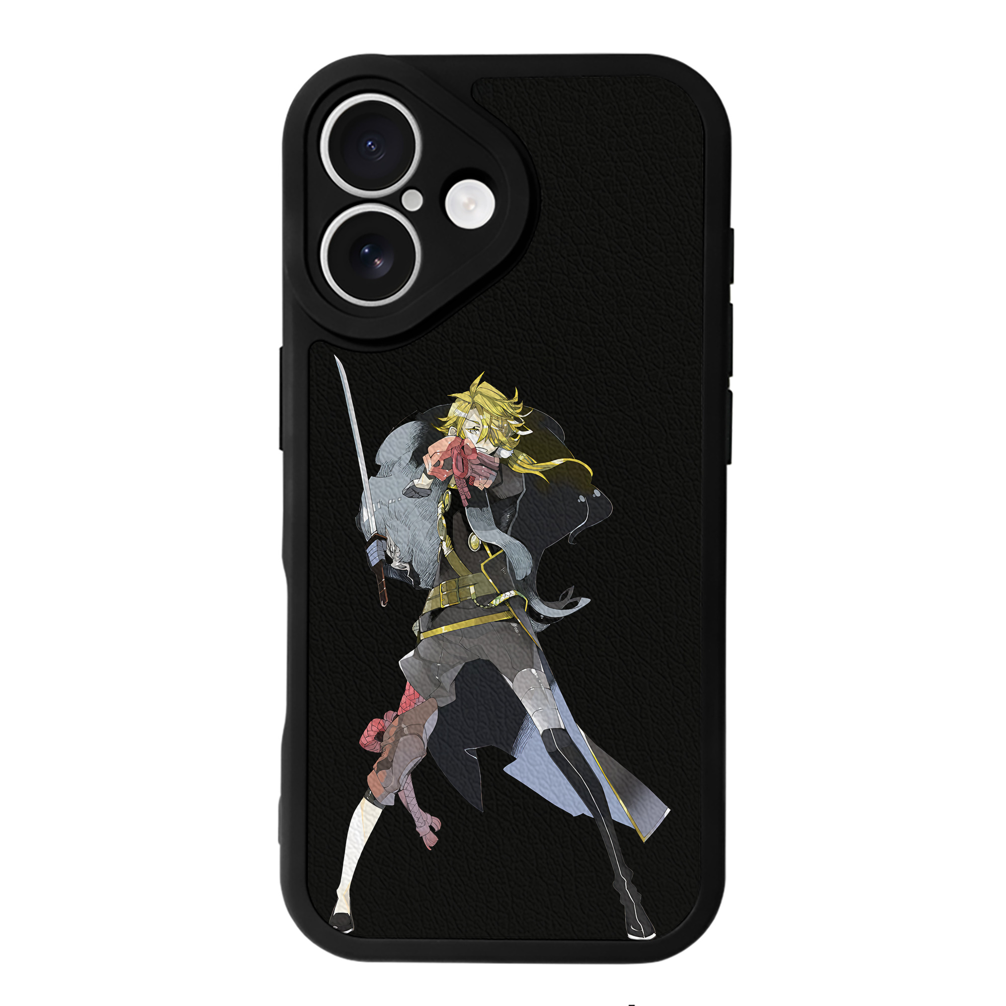 （画像用） 刀剣乱舞 Touken Ranbu 【iPhone 16シリーズ対応】シリコンスマホケース（レザー調） 材質：シリコン